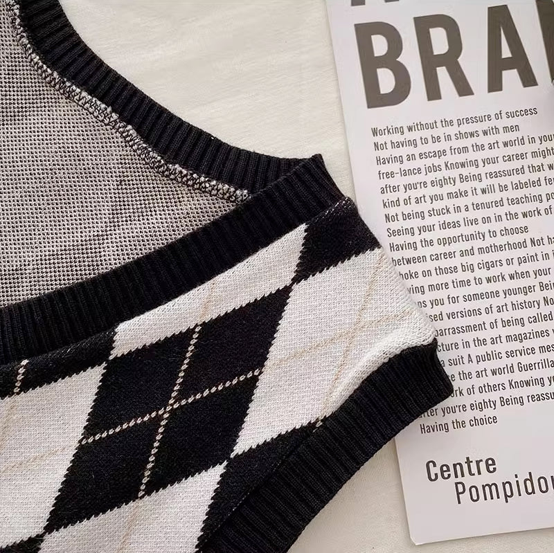 Argyle Varsity Vest (2 Colors)
