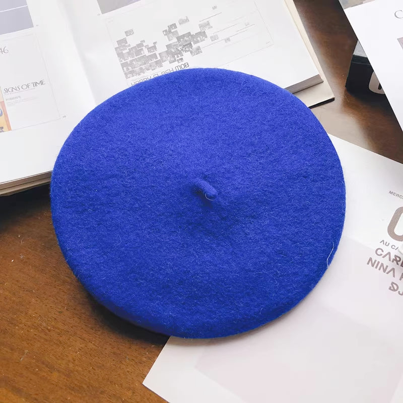 Basic Wool Beret (31 Colors)