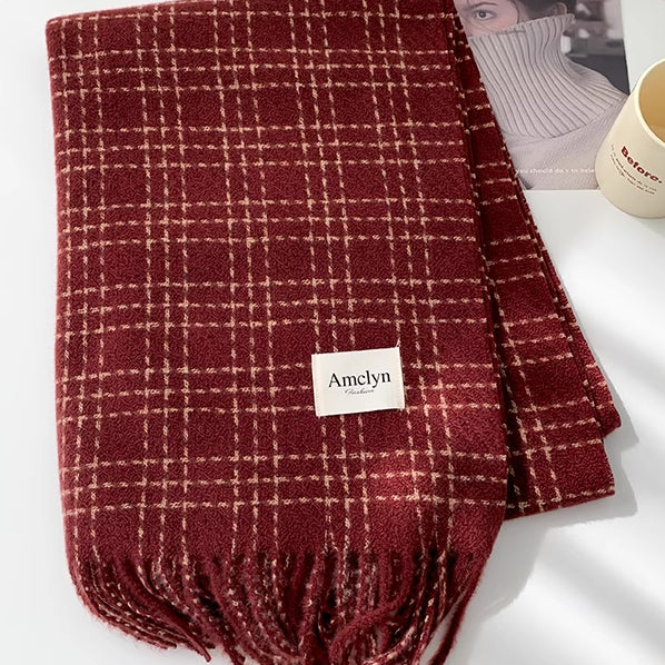 Red Plaid Scarf Series (Assorted)