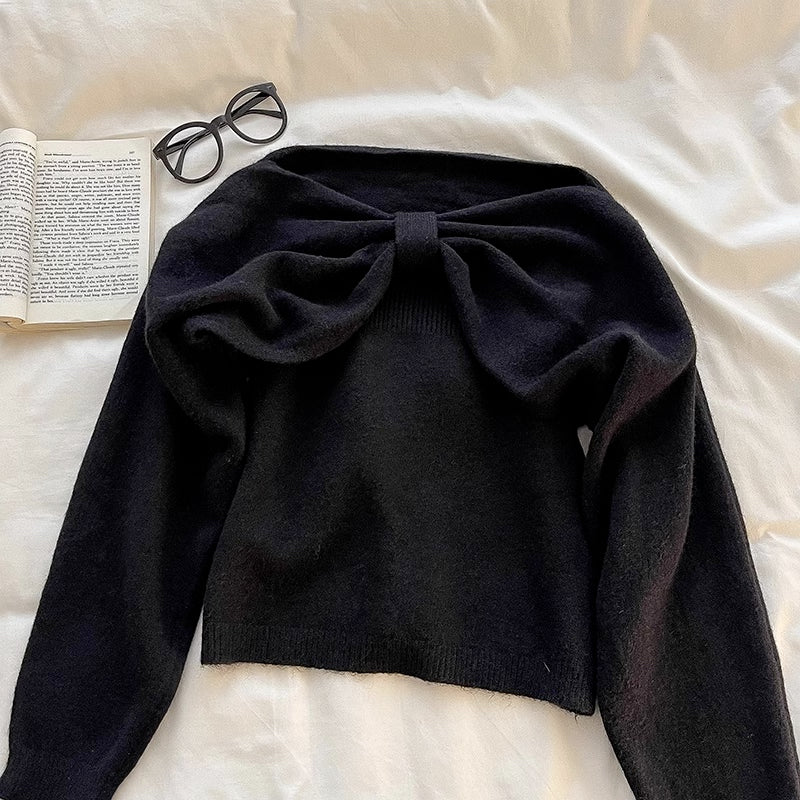 Bow Front Sweater (8 Colors)