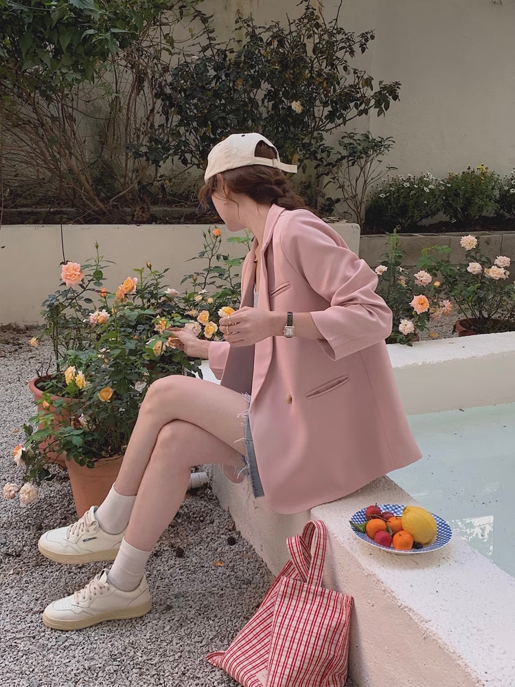 Basic Spring Blazer (4 Colors)