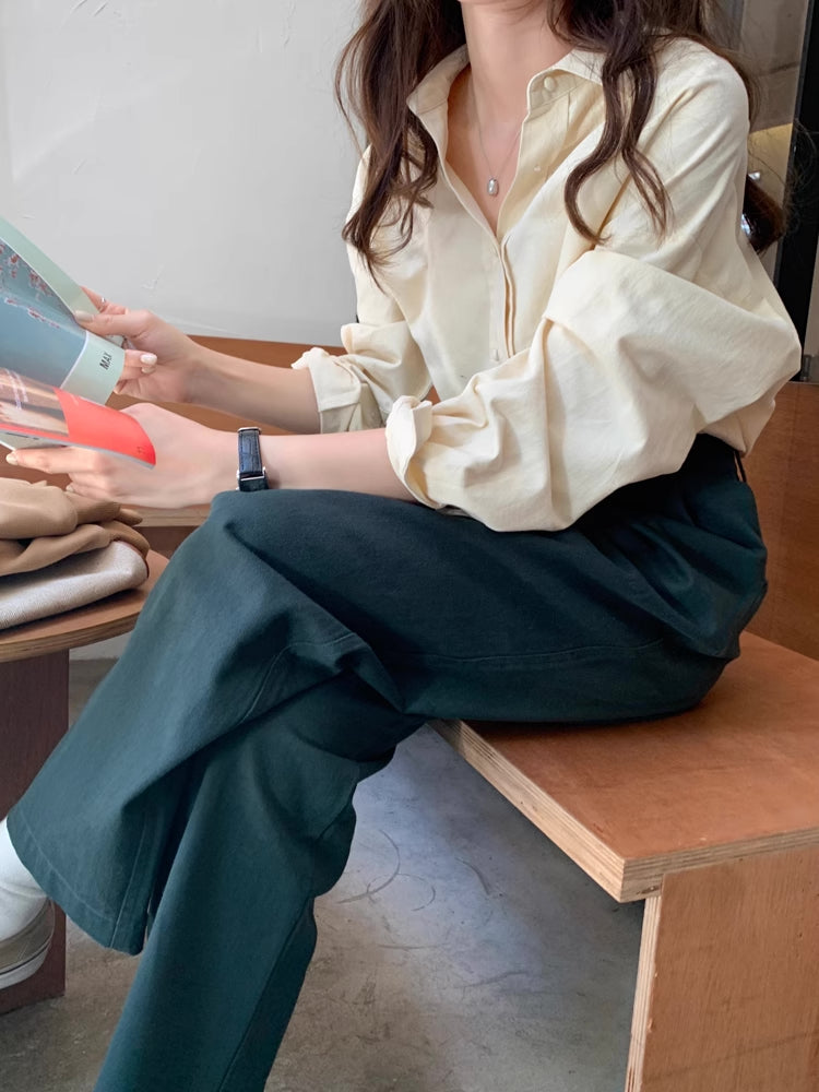 Boyfriend Work Pants (4 Colors)