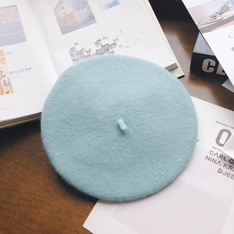 Basic Wool Beret (31 Colors)