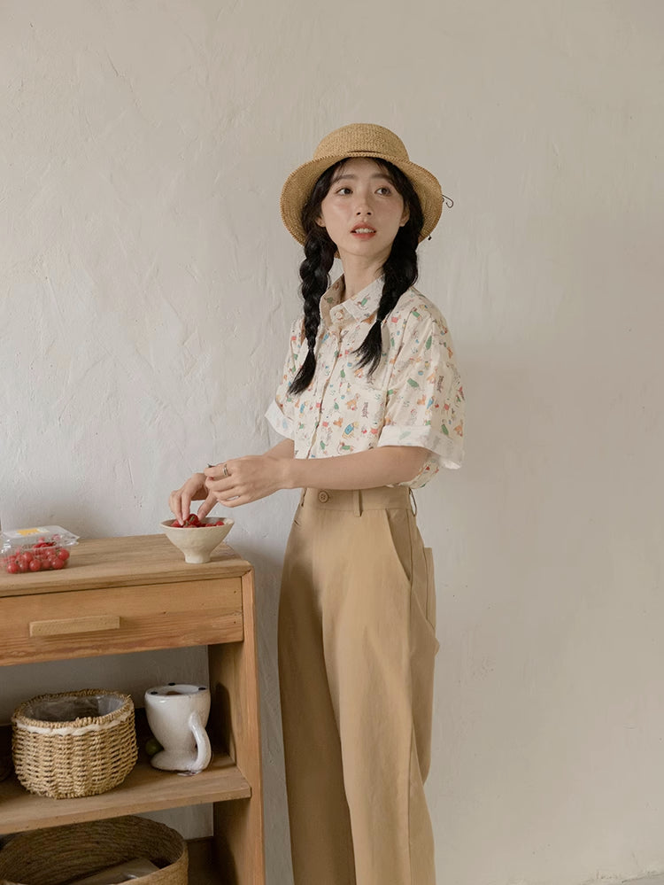 Best Boy Button Up Shirt (Cream)