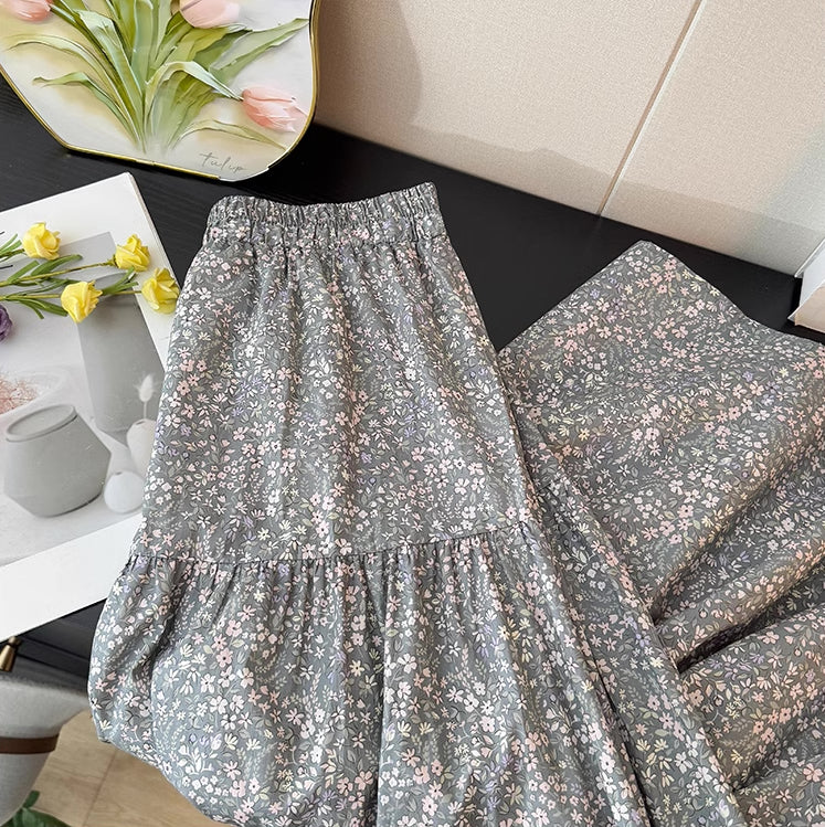 Blooming Beautiful Floral Midi Skirt (7 Colors)