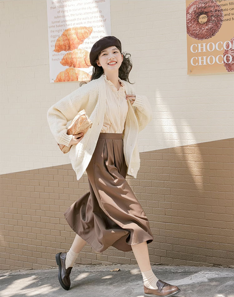 Terry Fleece Cardigan (3 Colors)