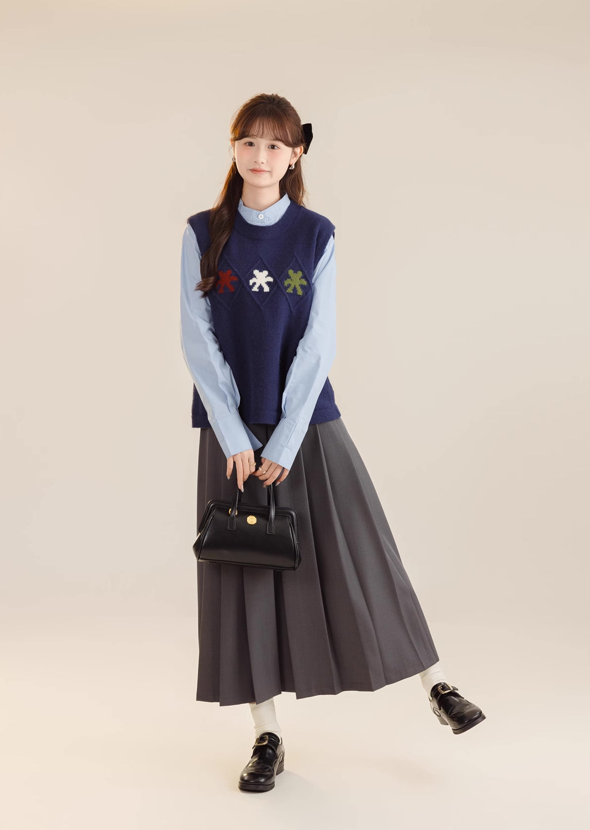 Pleated Midi Tennis Skirt (3 Colors)