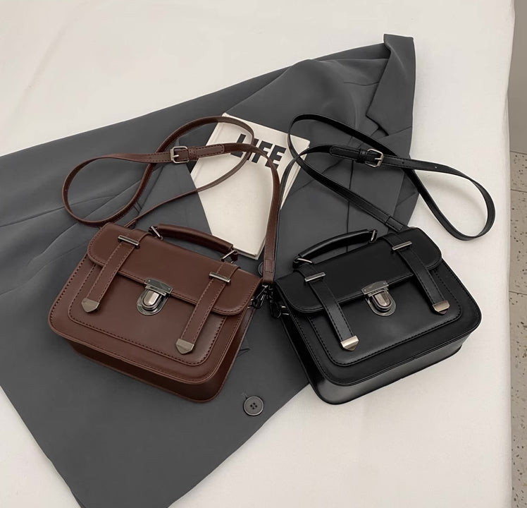 Buckle Satchel Bag (3 Colors)