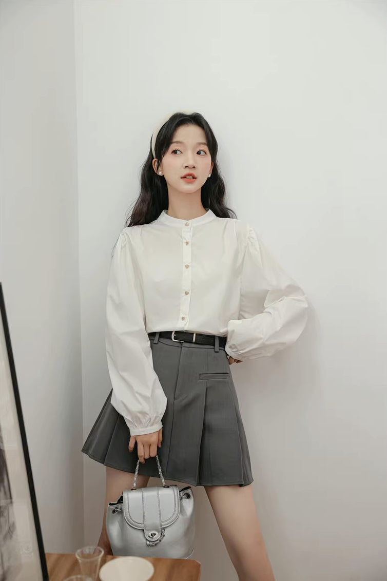 Preppy Pleated Mini Skirt (4 Colors)