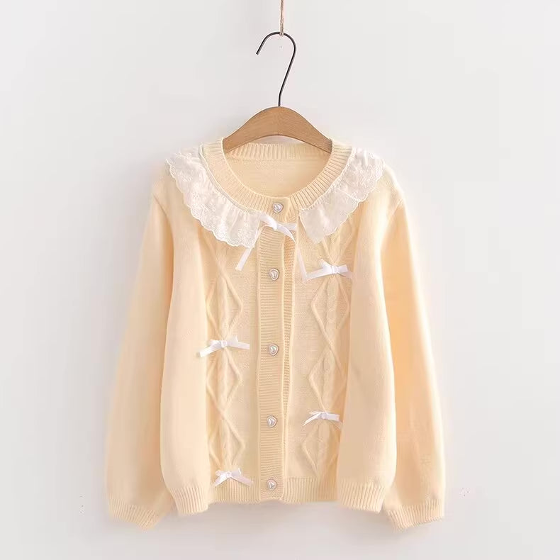 Babygirl Bow Cardigan (3 Colors)
