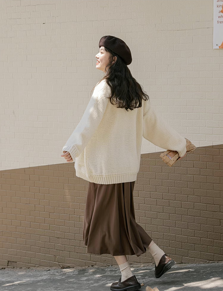 Terry Fleece Cardigan (3 Colors)