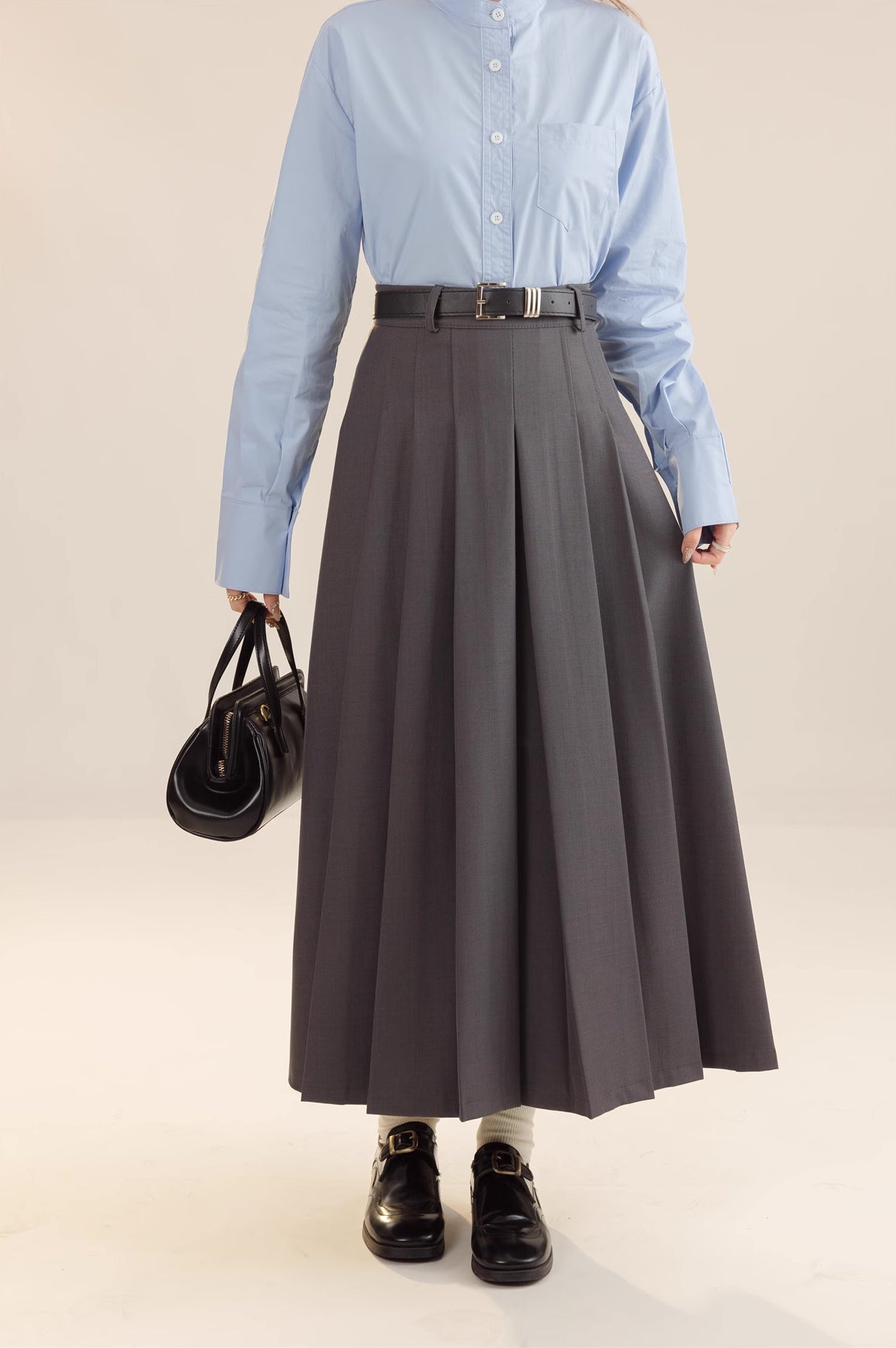 Pleated Midi Tennis Skirt (3 Colors)