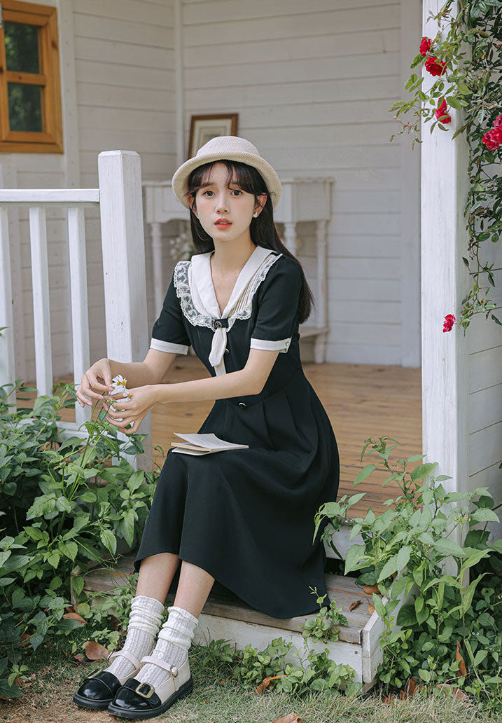 Beth Sailor Midi Dress (2 Colors)