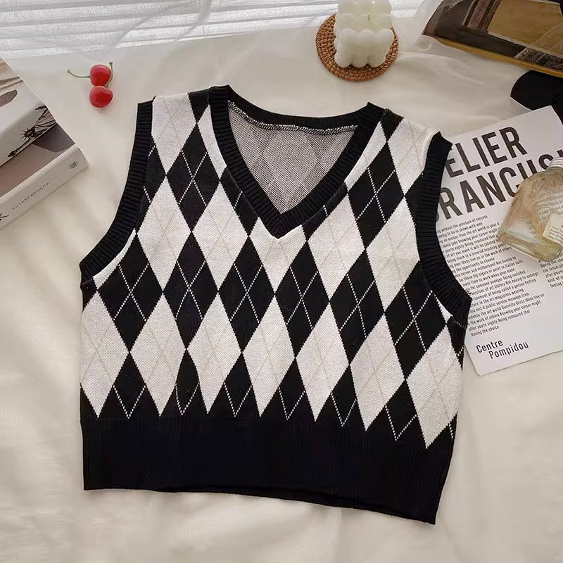 Argyle Varsity Vest (2 Colors)