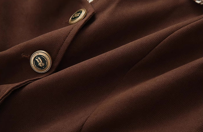 Academia Two-Piece Set (Brown)