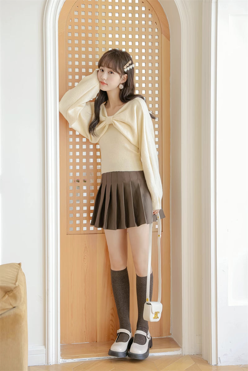 Bow Front Sweater (8 Colors)