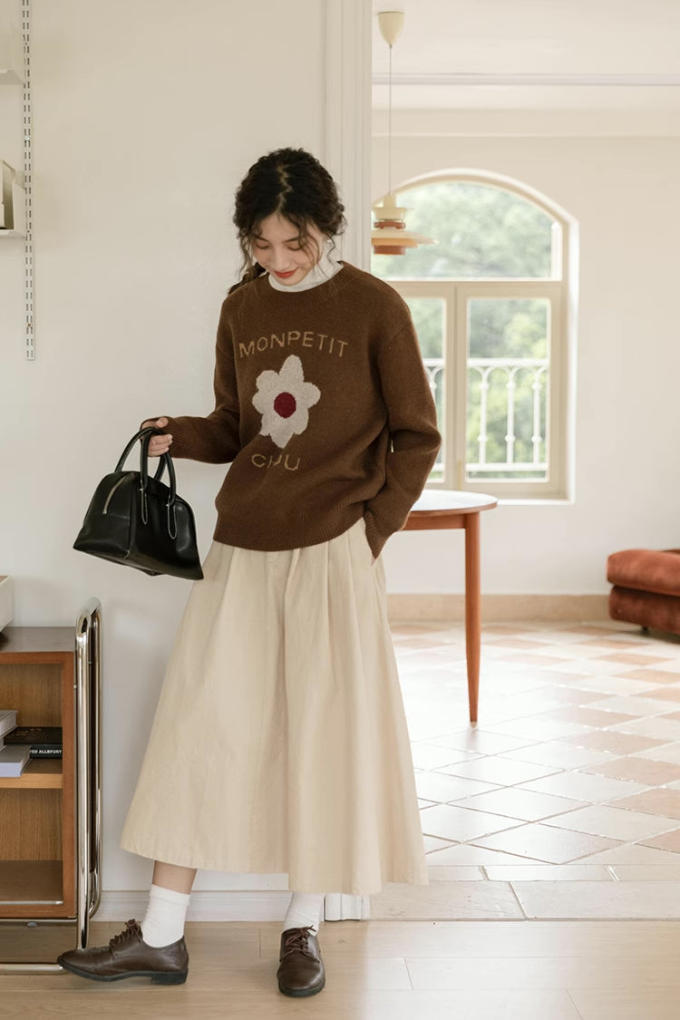 Mon Petit Chou Sweater (Brown)