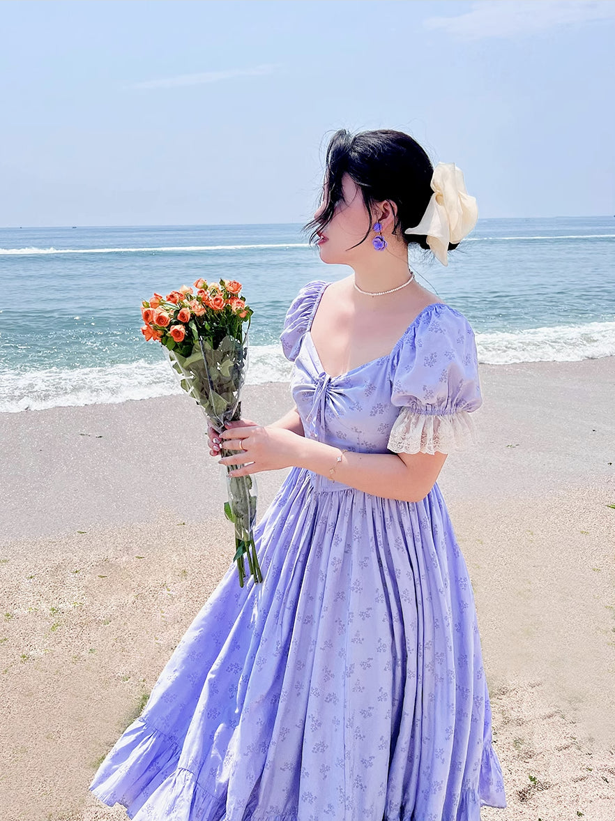 Tangled Twine Midi Dress (Lavender)