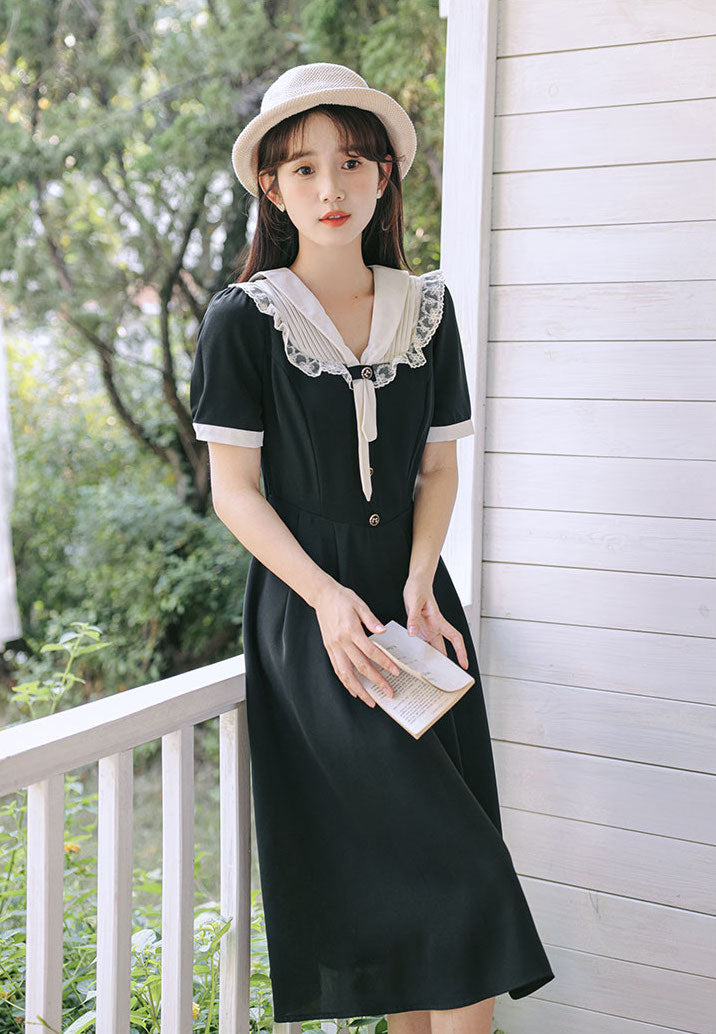 Beth Sailor Midi Dress (2 Colors)