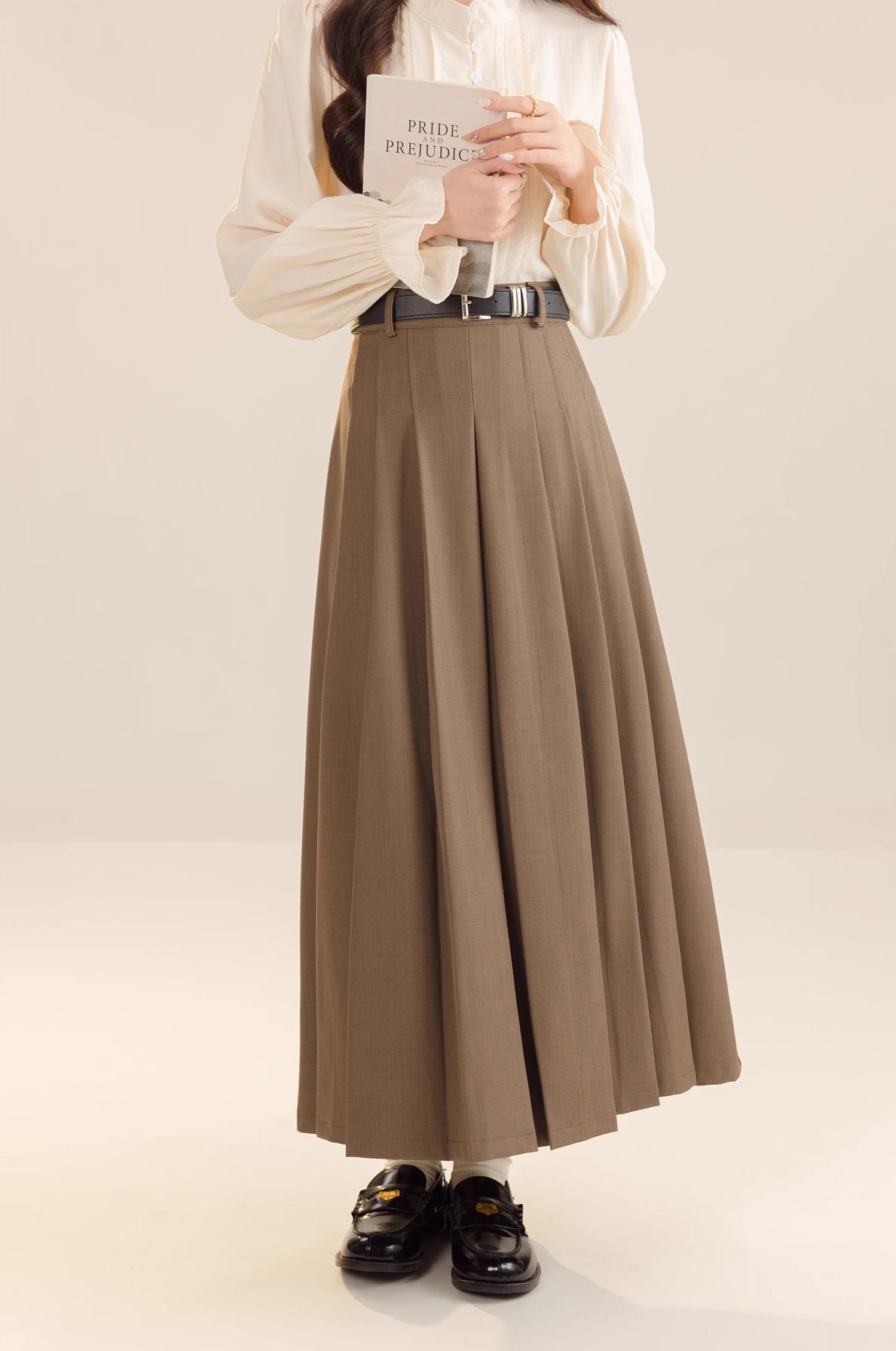 Pleated Midi Tennis Skirt (3 Colors)