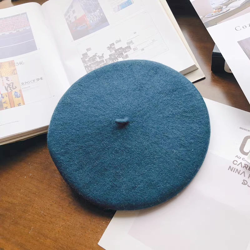 Basic Wool Beret (31 Colors)
