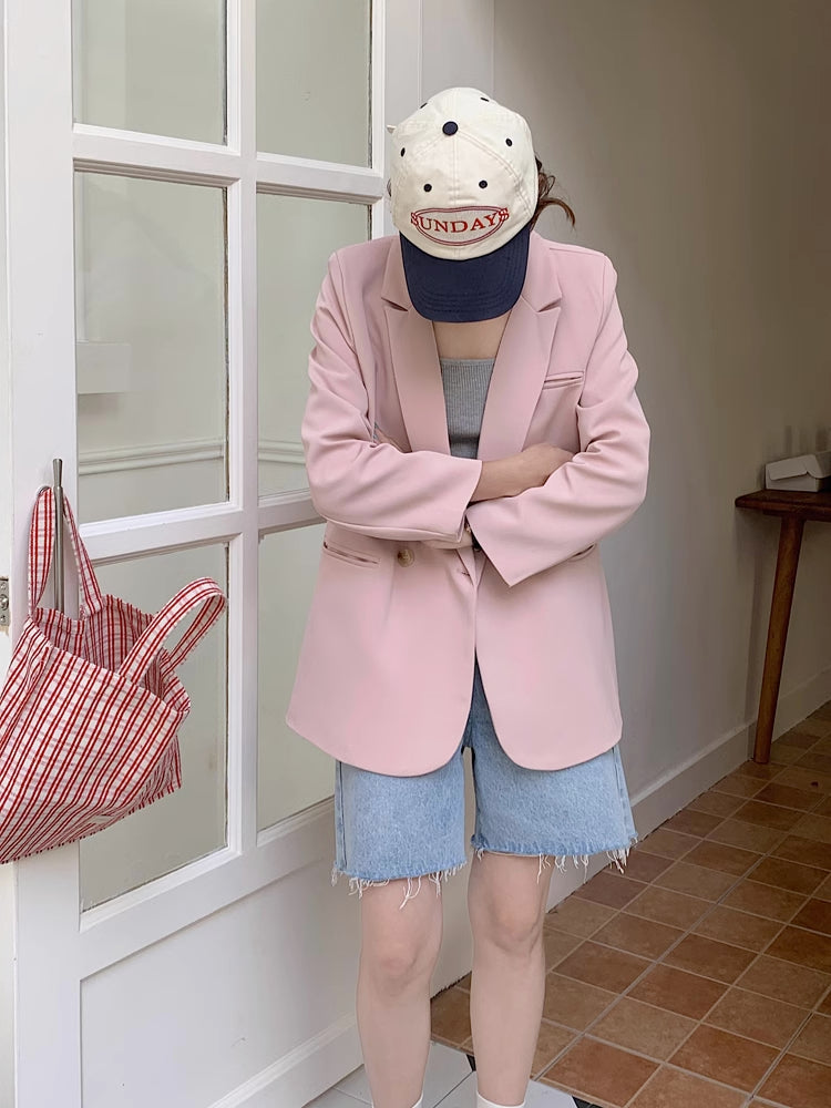 Basic Spring Blazer (4 Colors)