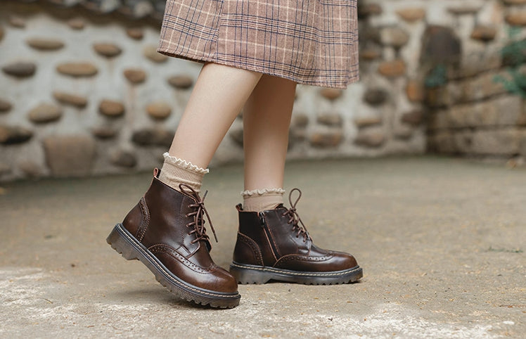 Vintage Oxford Boots (2 Colors)