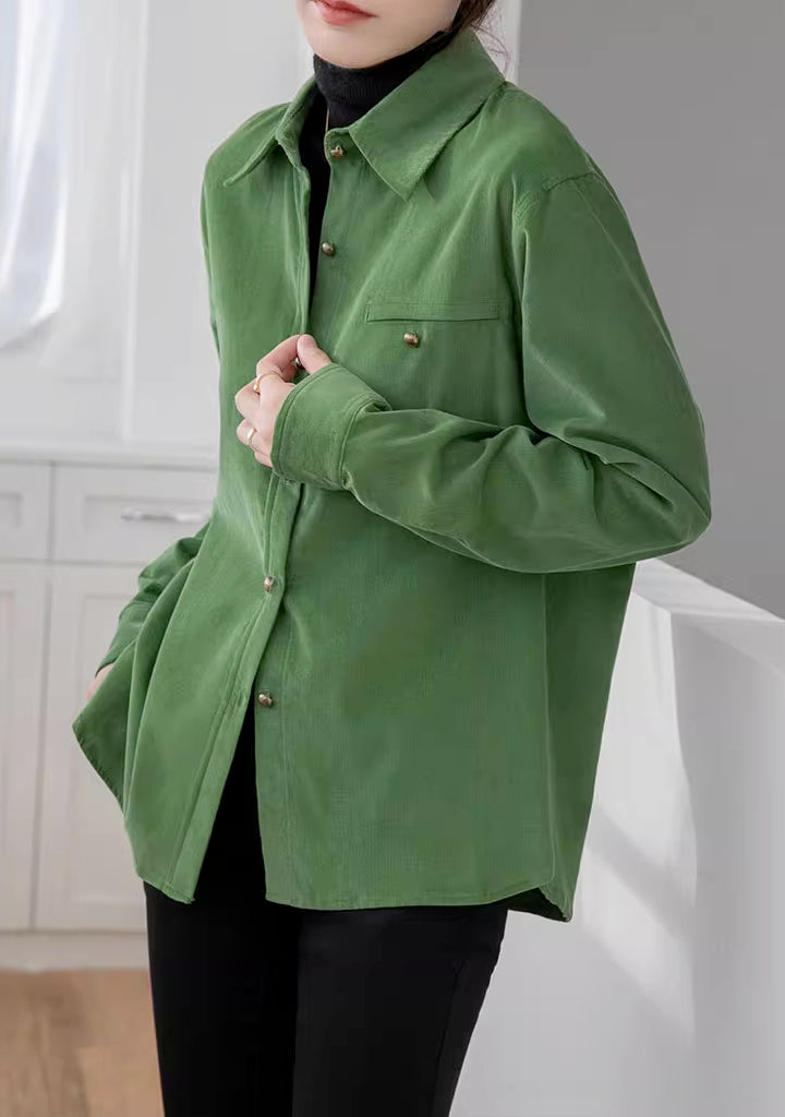 Maple Woven Button Up Shirt (2 Colors)
