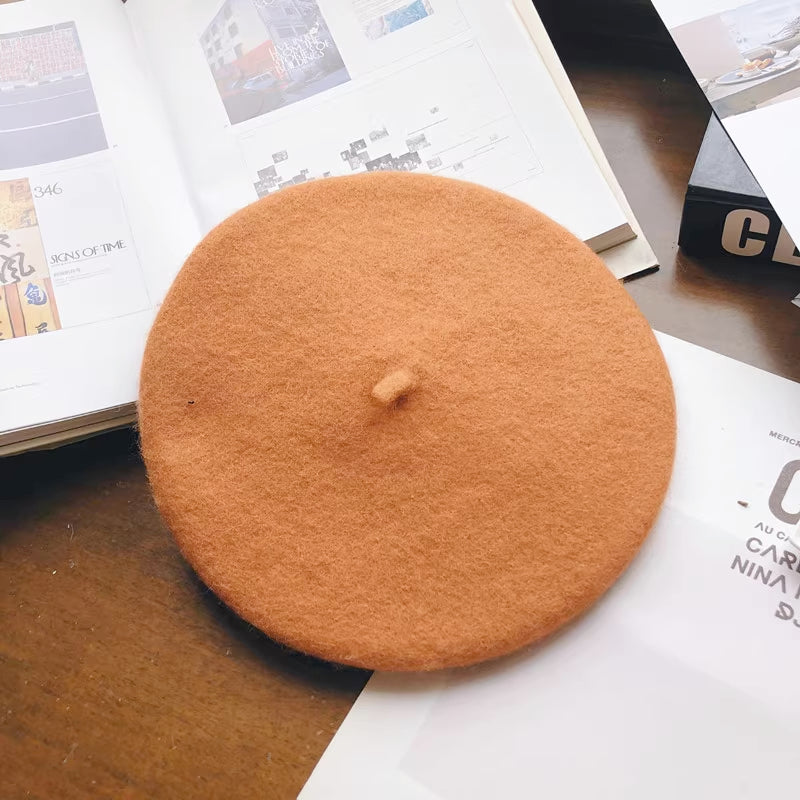 Basic Wool Beret (31 Colors)