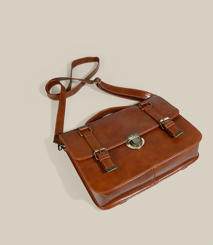 Classic Buckle Satchel Bag (3 Colors)
