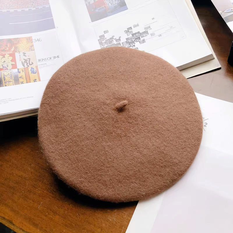 Basic Wool Beret (31 Colors)