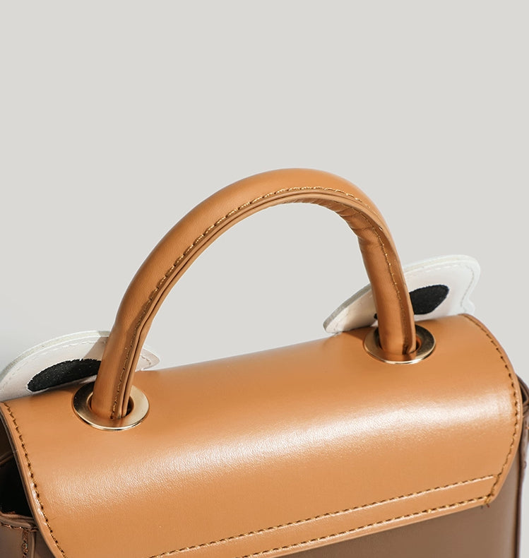 Red Panda Crossbody Bag (Brown)