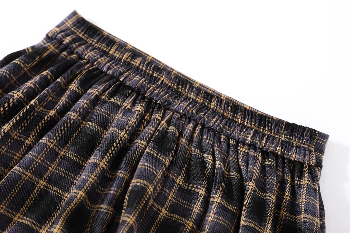 Autumnal Plaid Midi Skirt (3 Colors)