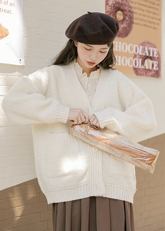 Terry Fleece Cardigan (3 Colors)