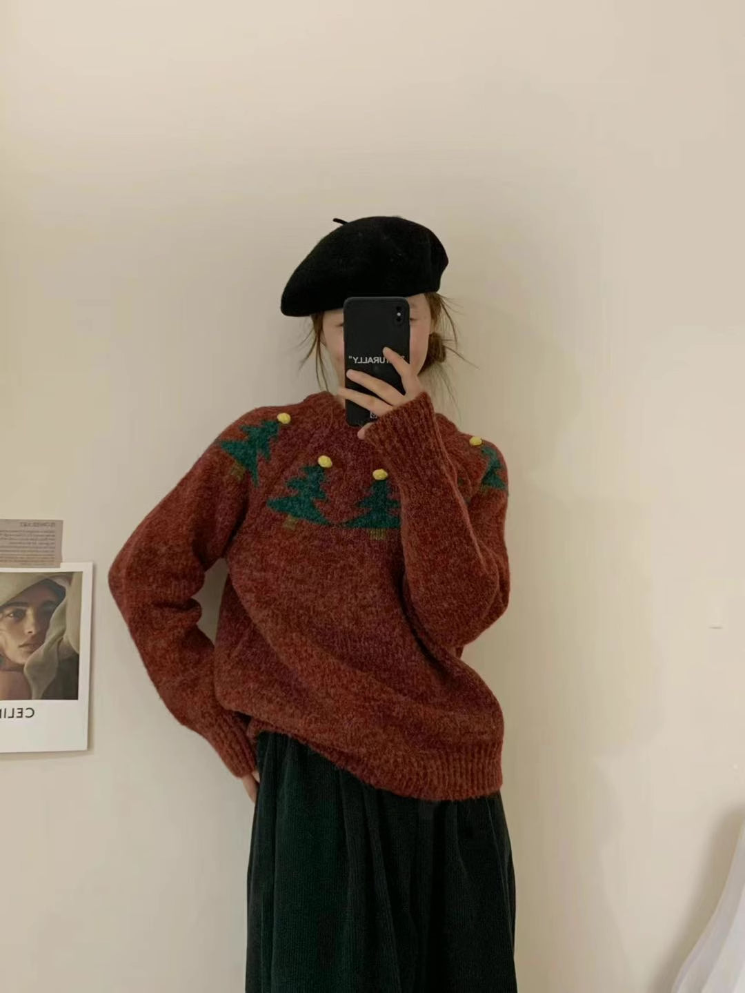 Christmas Tree Fair Isle Sweater (2 Colors)