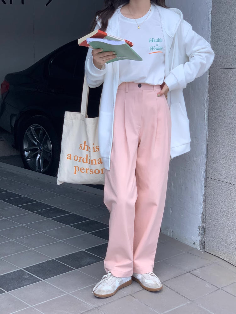 Boyfriend Work Pants (4 Colors)