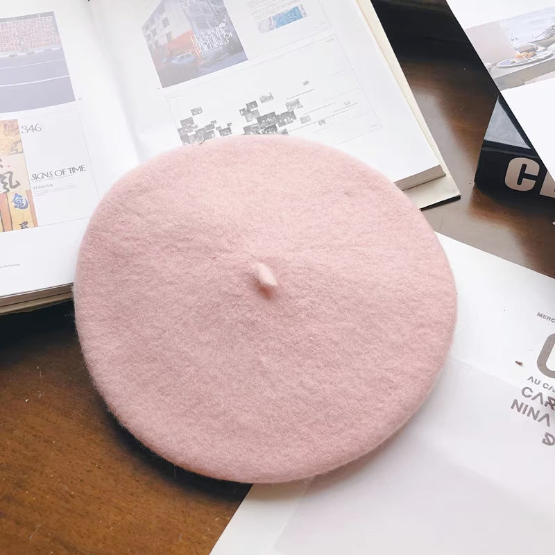 Basic Wool Beret (31 Colors)