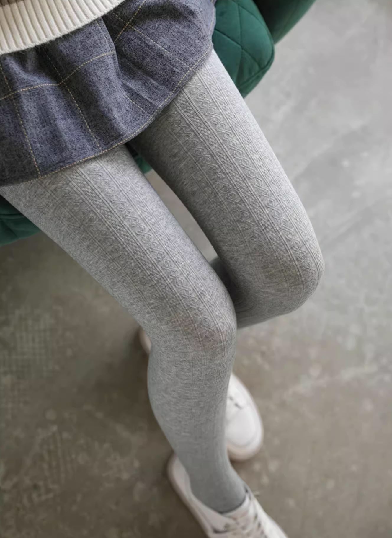 Cable Knit Tights (13 Colors)