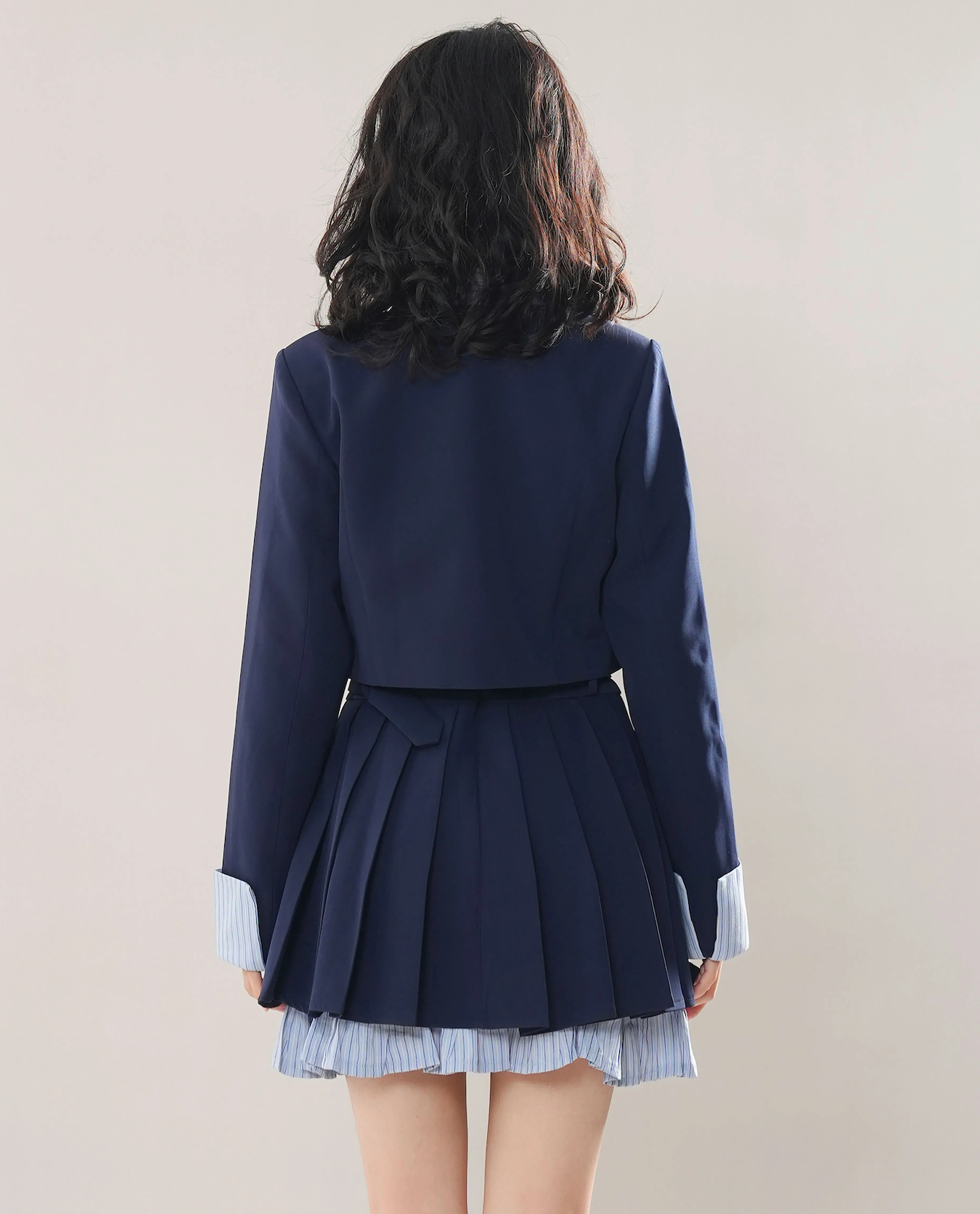 Little Academy Dress & Jacket Set (Navy)