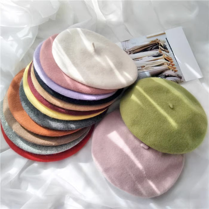 Basic Wool Beret (31 Colors)