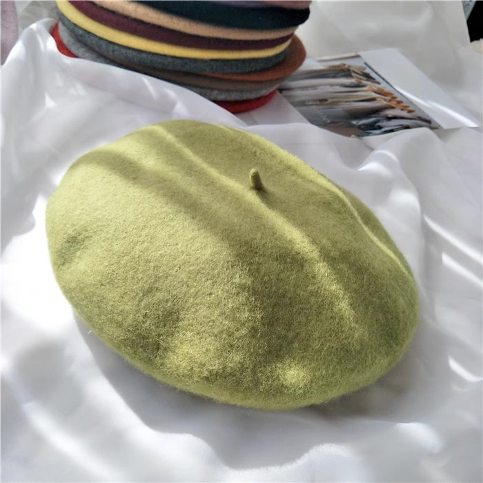 Basic Wool Beret (31 Colors)