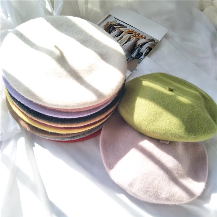 Basic Wool Beret (31 Colors)