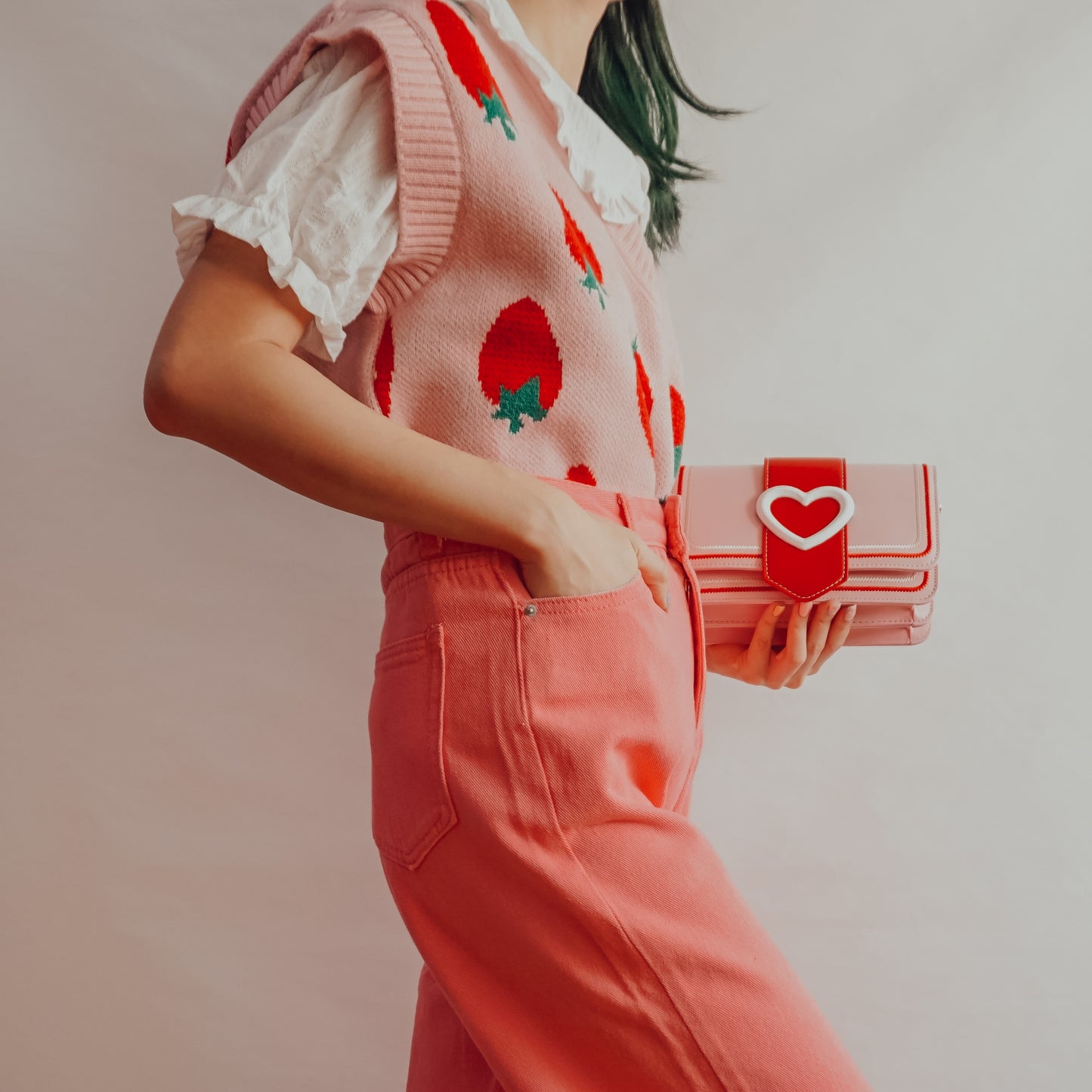 Strawberry Vest (Pink)