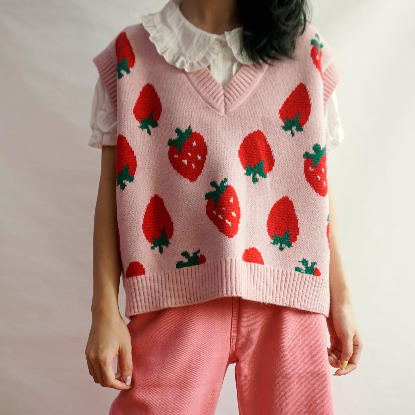 Strawberry Vest (Pink)