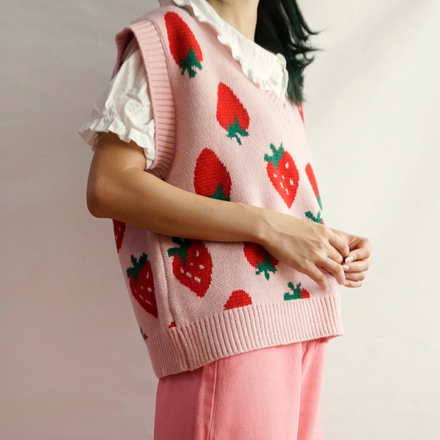 Strawberry Vest (Pink)