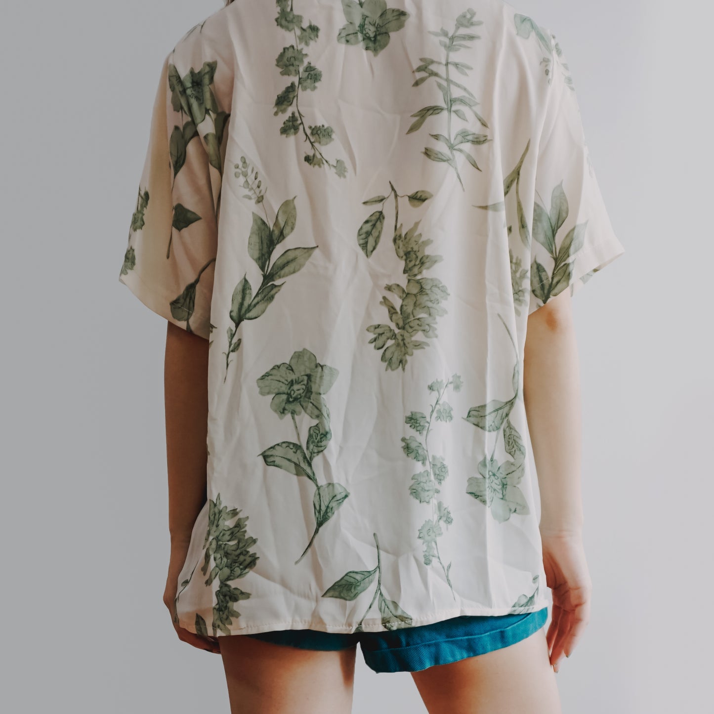 Botanical Plant Button Up Shirt (2 Colors)