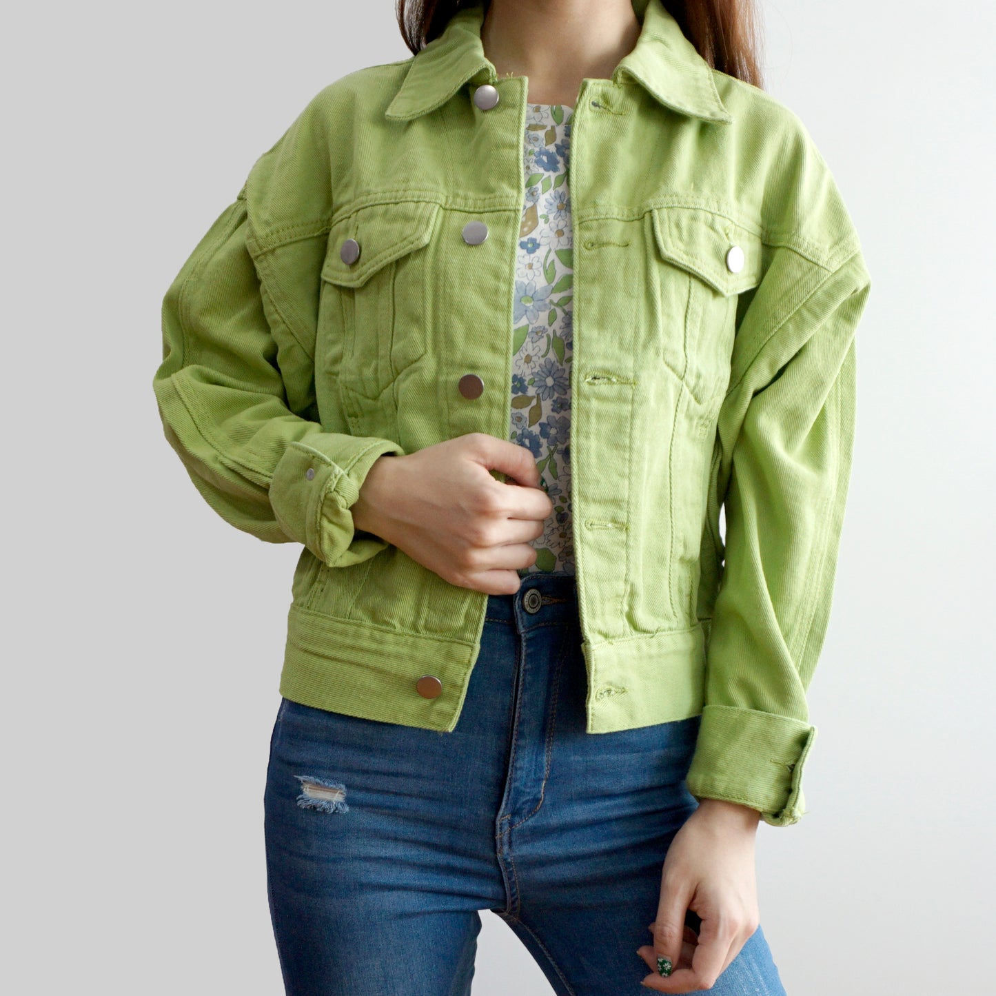 Fruity Denim Jacket (2 Colors)