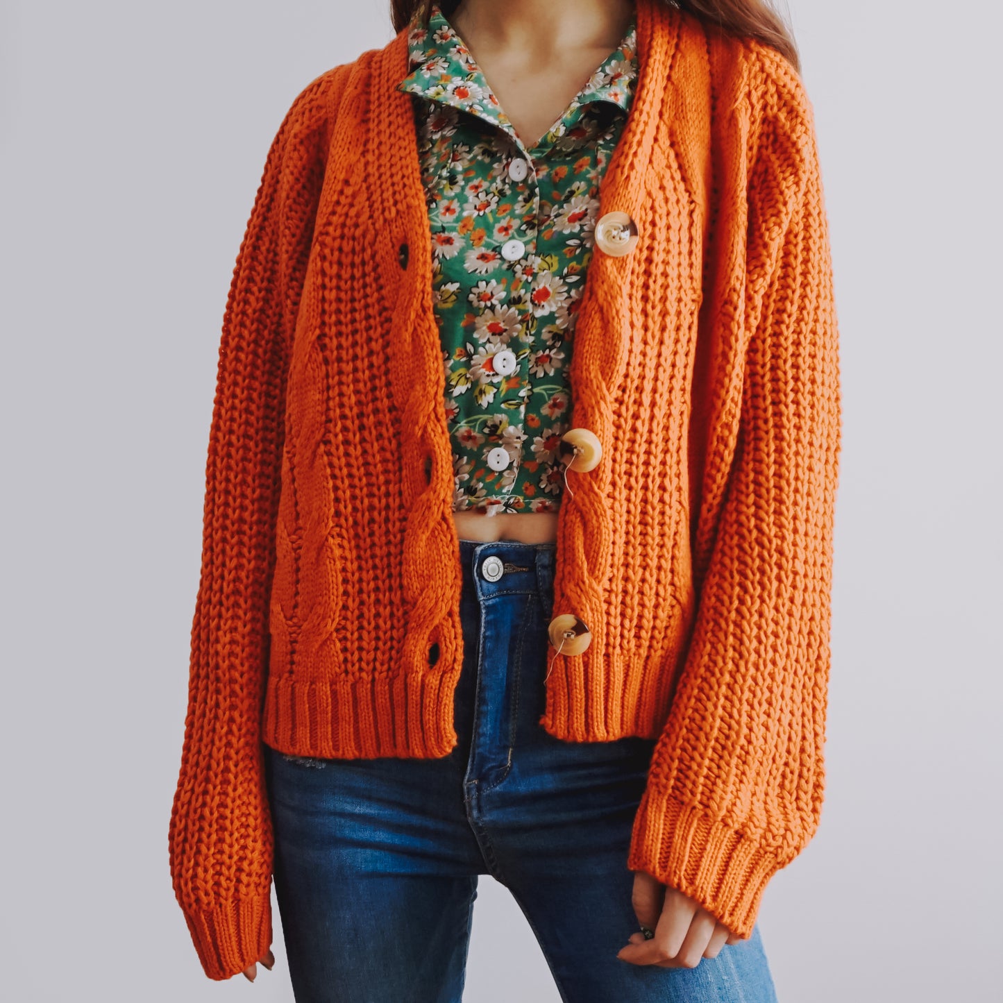Cable Knit Cardigan (6 Colors)
