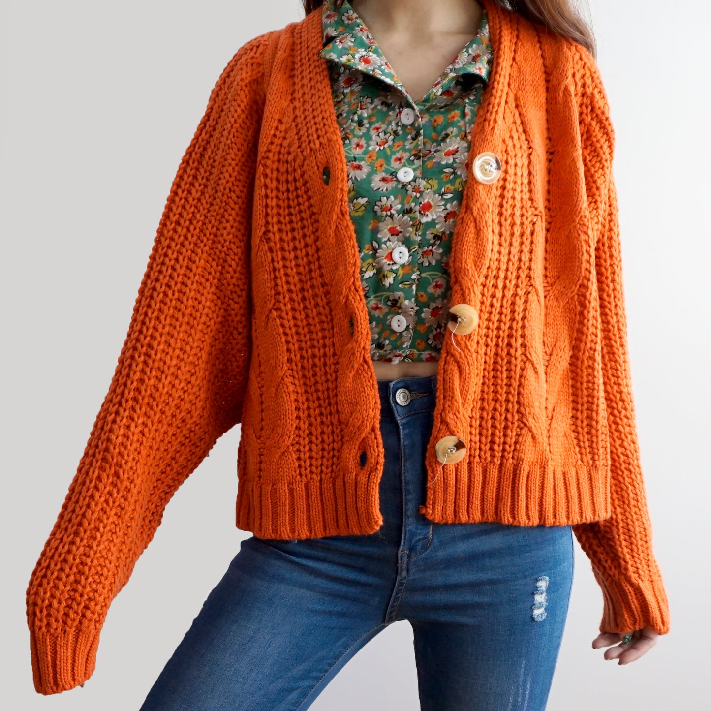 Cable Knit Cardigan (6 Colors)