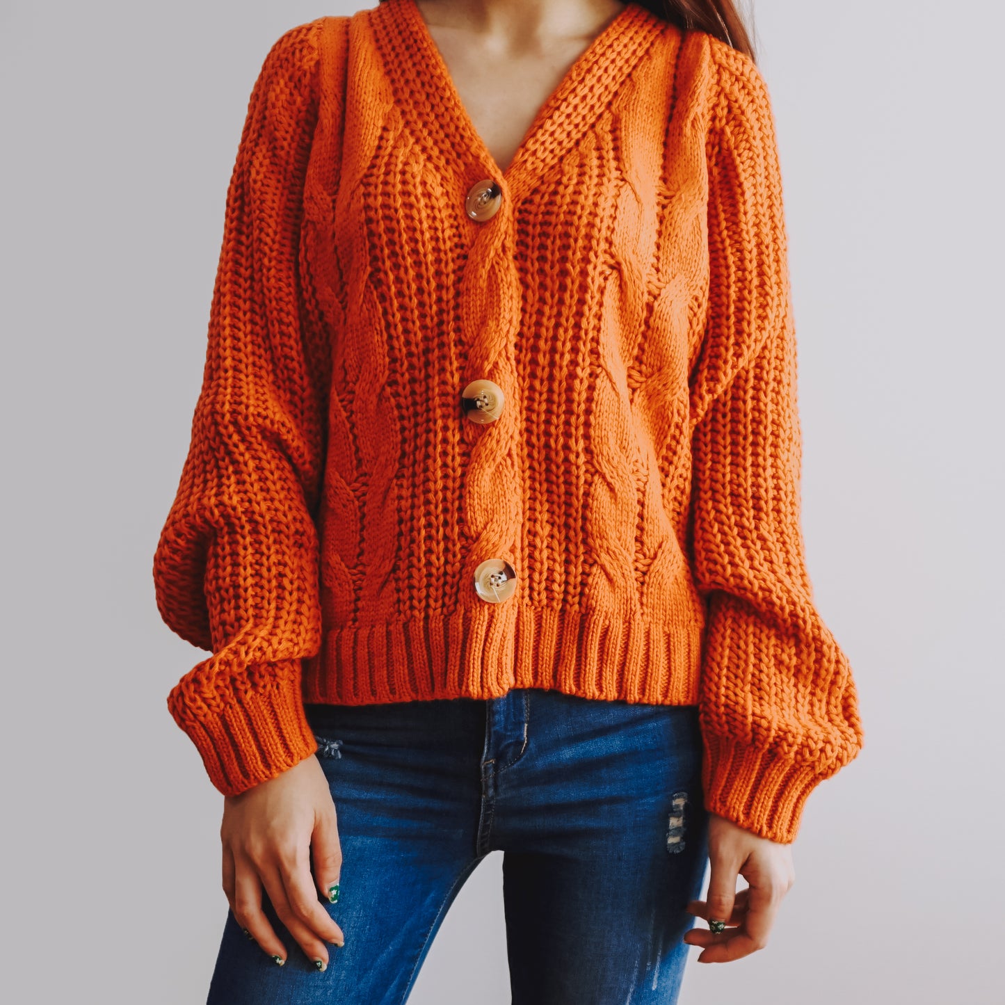 Cable Knit Cardigan (6 Colors)